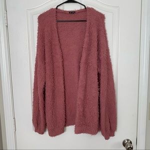 Wild Fable Pink fuzzy cardigan